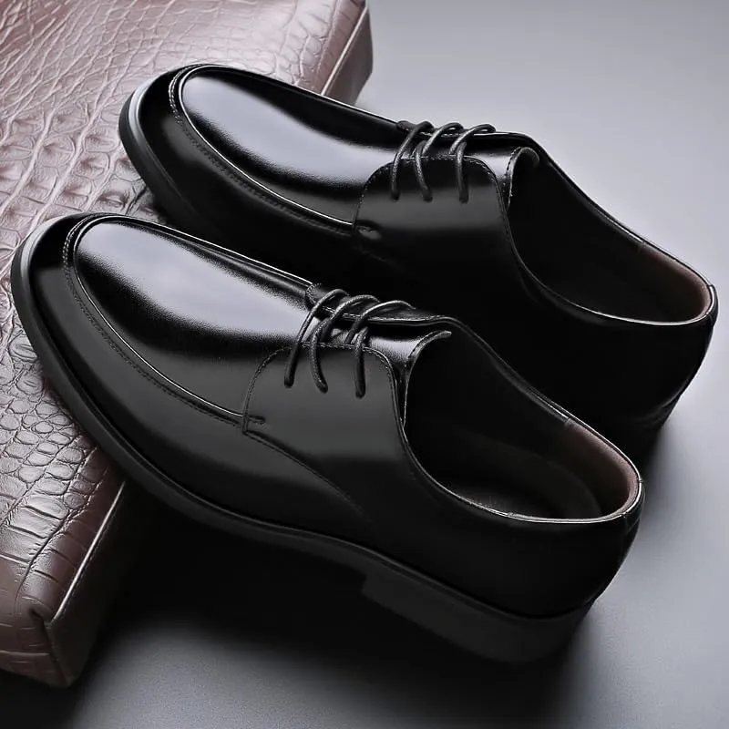 Dress Oxford Formal Shoes for Men Italian PU Leather Moccasins Fashion Glitter Pointed Toe Formal Leather Shoes for Men Anti-Slip Slip Resistant Rubber Sole Outdoor
