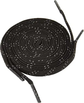 Forcefield Run Lace, Black reflective 45"