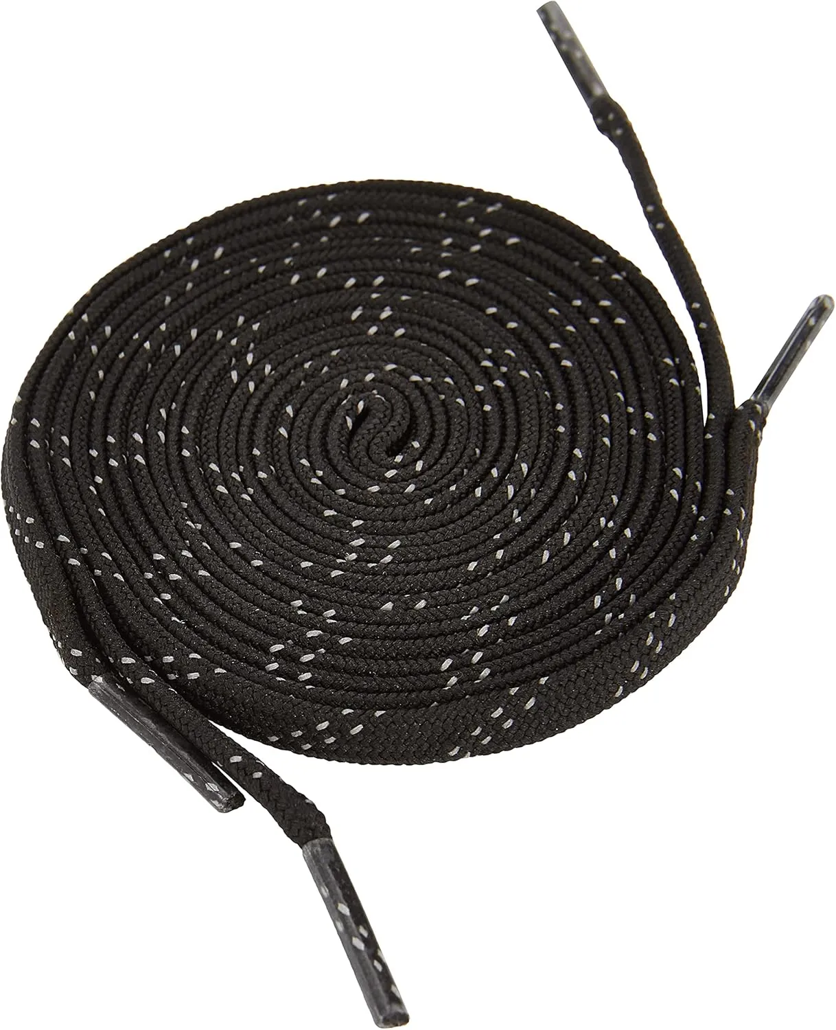 Forcefield Run Lace, Black reflective 45"