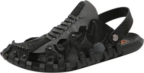Hiking Sandals for Men Men's Athletic Outdoor Sandals Athletic Outdoor Sandals for Summer Beach Trail Walking