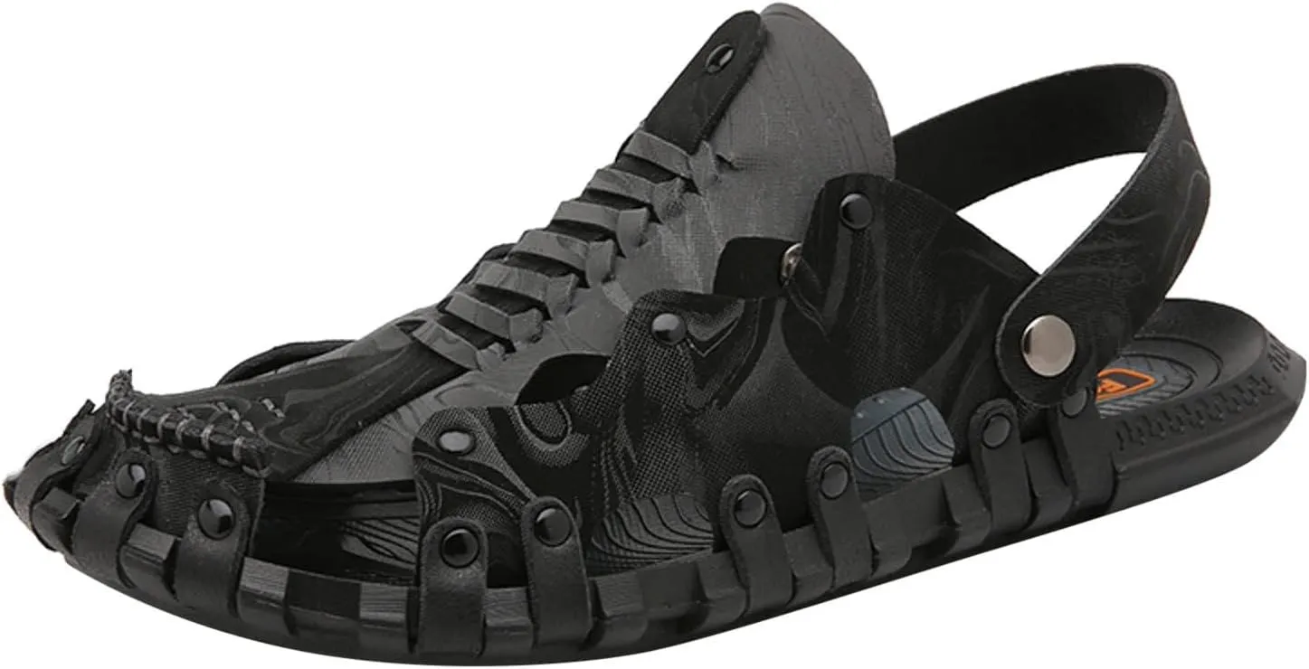 Hiking Sandals for Men Men's Athletic Outdoor Sandals Athletic Outdoor Sandals for Summer Beach Trail Walking