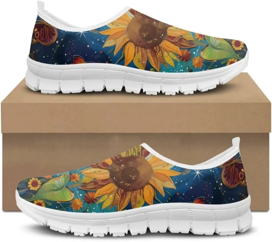 Jeiento Slip-On Loafers for Women Lady Non Slip Travel Walking Flat Shoes Casual Shoes Non Slip Dressy Shoes Play Fashion Sneaker