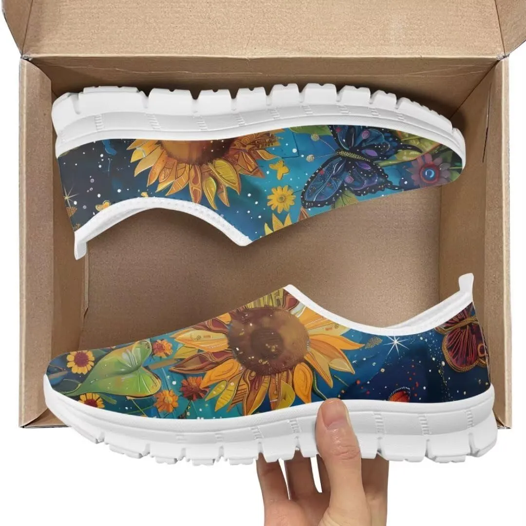 Jeiento Slip-On Loafers for Women Lady Non Slip Travel Walking Flat Shoes Casual Shoes Non Slip Dressy Shoes Play Fashion Sneaker