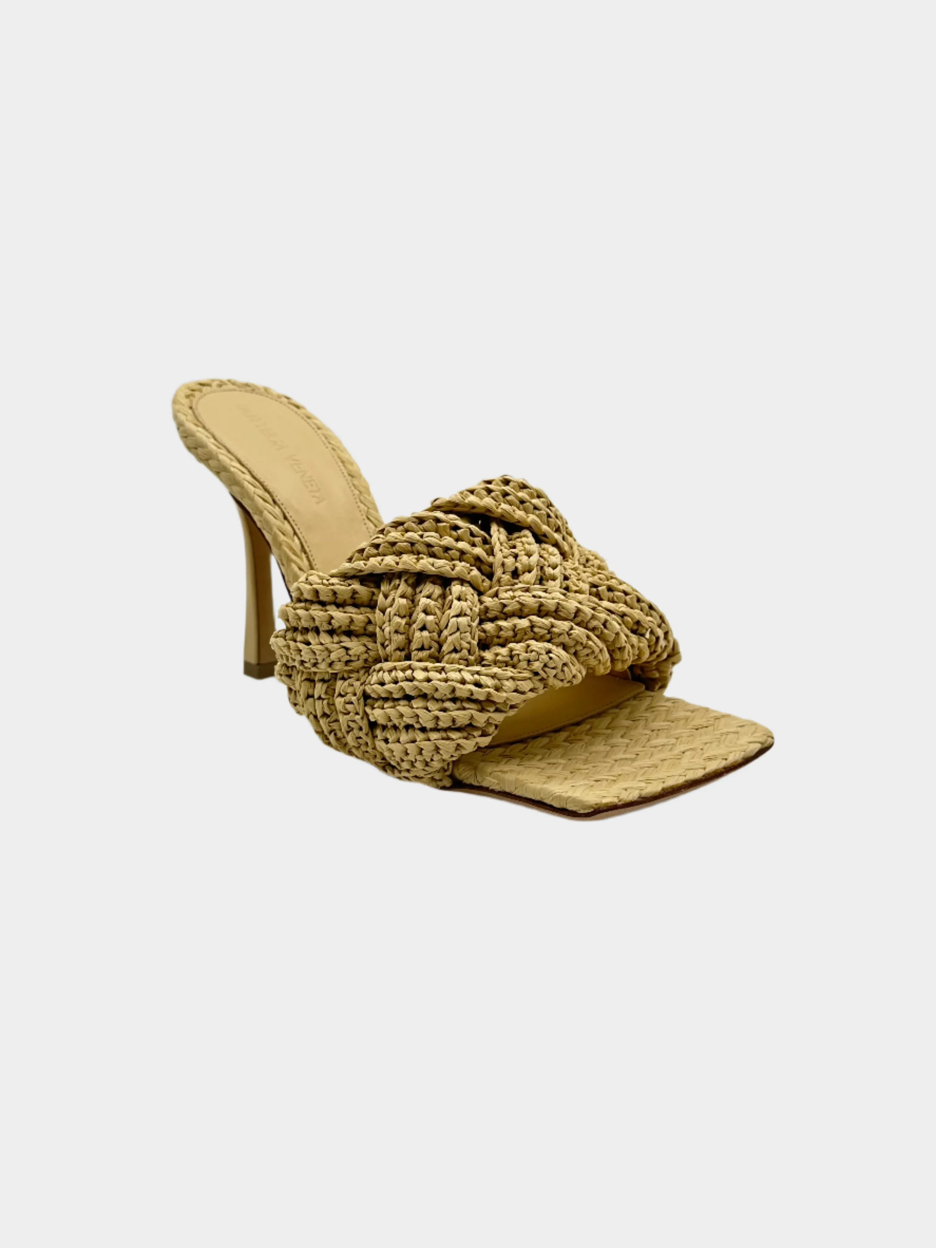 Lido Sandal Maxi Interlacement Lagoon Cane Sugar