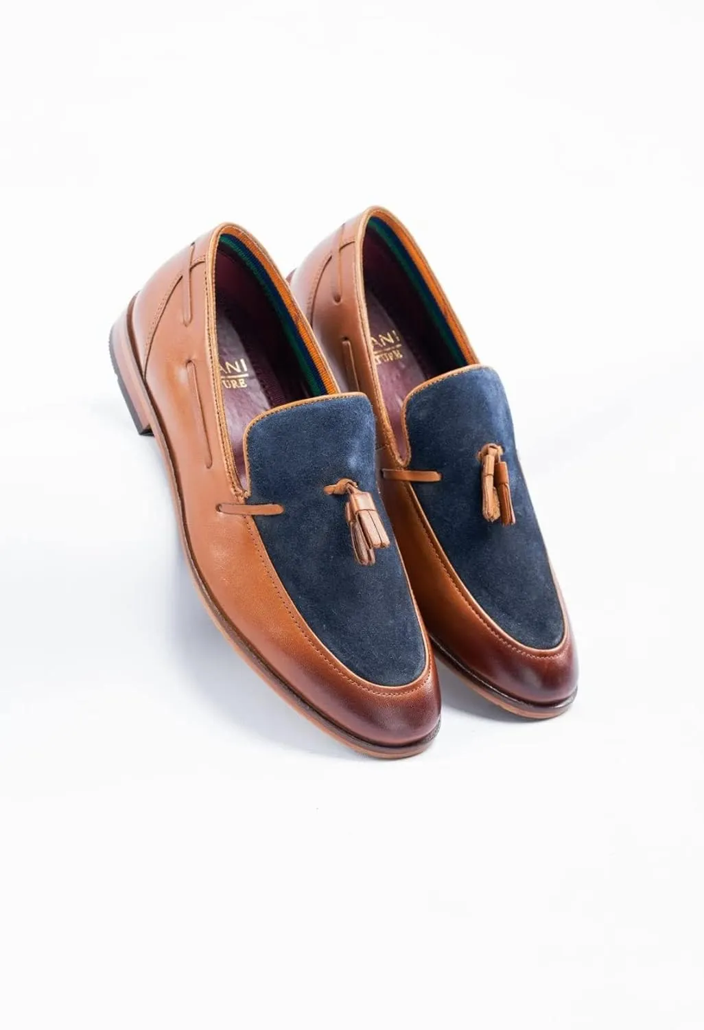 Mens Leather Slip On Tassel Loafer Casual Formal Busines Moccasin Dress Shoes