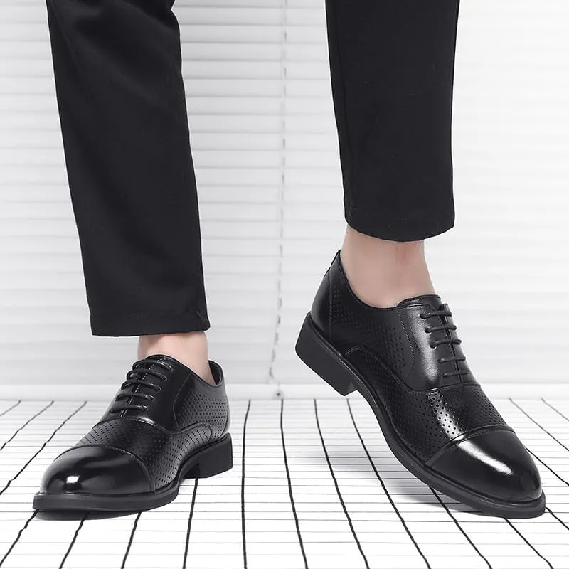 Mens Loafers Business Casual Men's Dress Shoes Formal Business Leather Oxfords Office