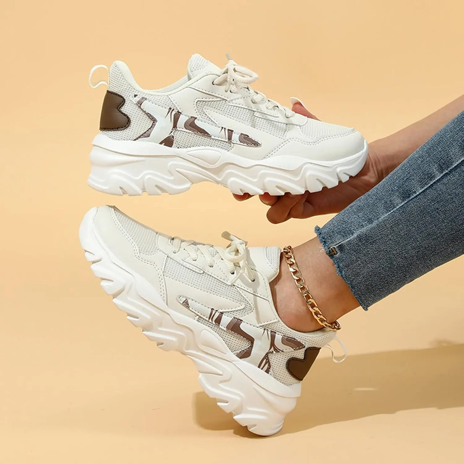 Platform High Top Sneakers for Women Fashion Zapatillas Para Mujer Elegantes Canvas Shoes for Women Fall Platform Sneakers for Women 2023 Zapatillas OrtopéDicas Para Mujer De Vestir