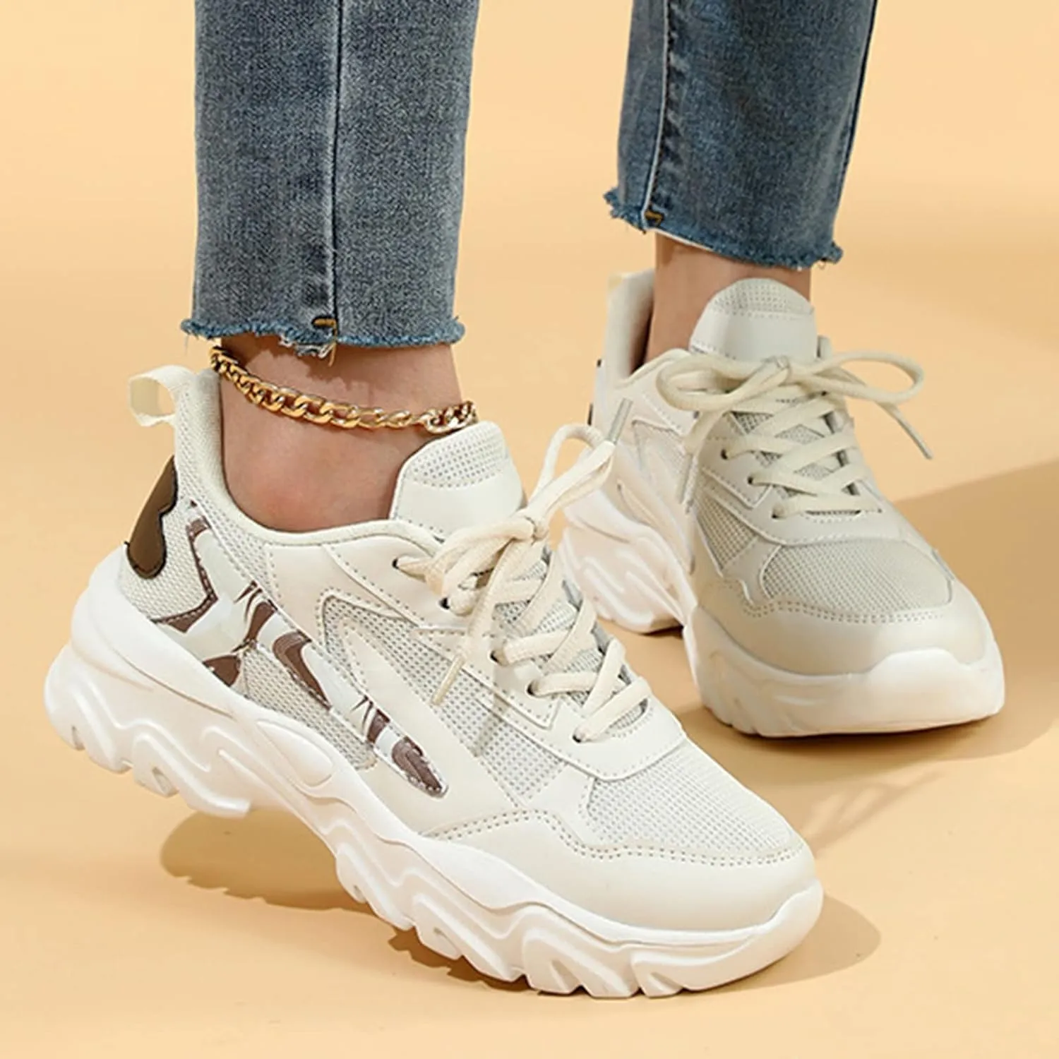 Platform High Top Sneakers for Women Fashion Zapatillas Para Mujer Elegantes Canvas Shoes for Women Fall Platform Sneakers for Women 2023 Zapatillas OrtopéDicas Para Mujer De Vestir