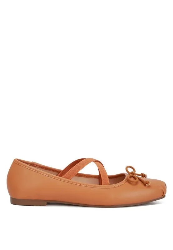 Recycled Faux Leather Ballet Flats