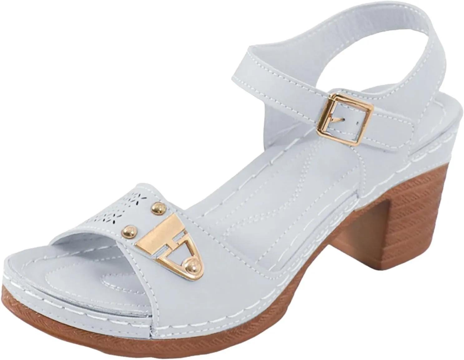 Women Dressy Summer Wedge Sandals, Womens Espadrille Sandals Open Toe Ankle Strap Platform Wedge High Heels Outdoor Casual Summer Dress Shoes