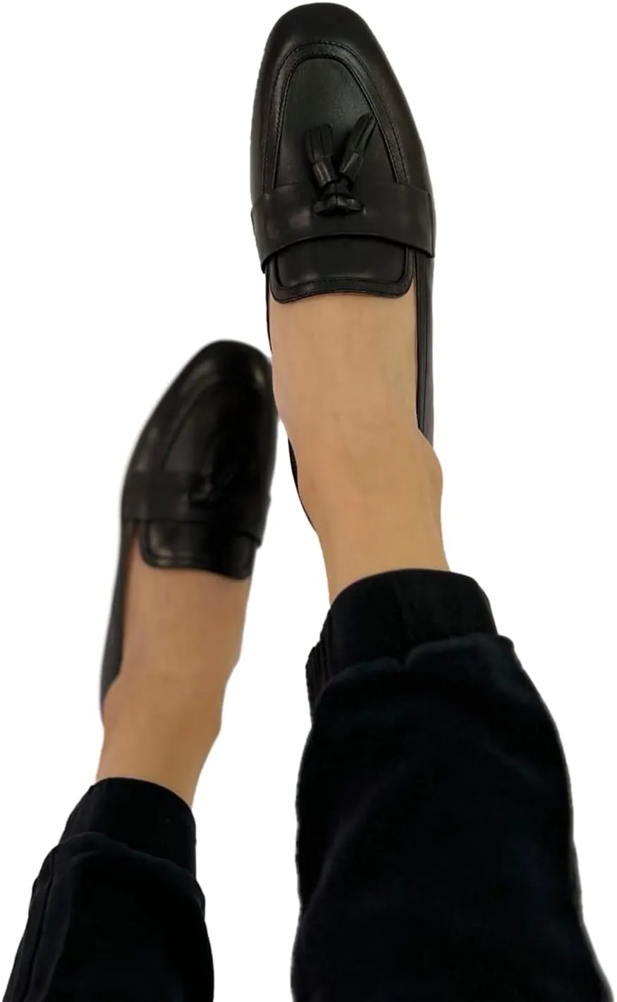 Women's Loafer Shoes Casual Leather Flat Shoes for Women Ladies