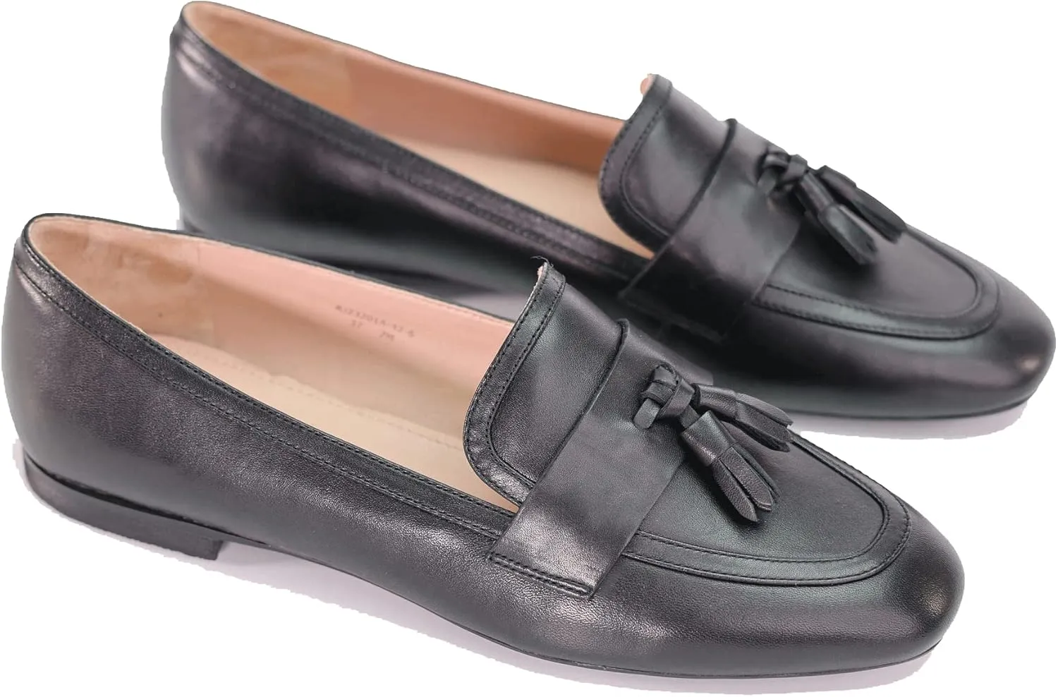 Women's Loafer Shoes Casual Leather Flat Shoes for Women Ladies