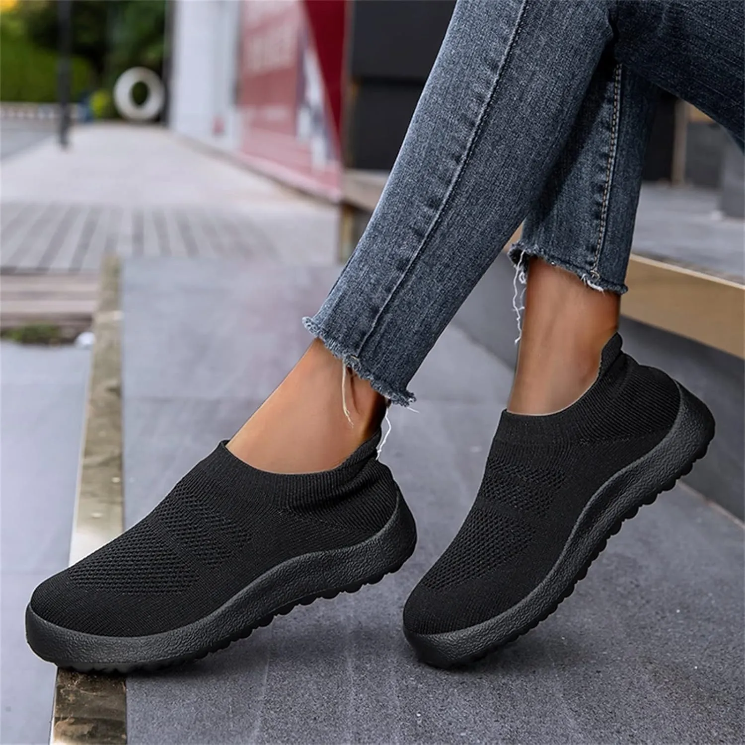 Women's Slip-on Shoes Wide Width Sneakers Hands Free Running Shoes for Women Boots Ladies Casual Shoes Dress Sneakers Brown Tennis Shoe Loafers Shoe
