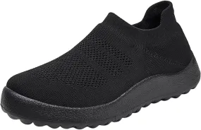 Women's Slip-on Shoes Wide Width Sneakers Hands Free Running Shoes for Women Boots Ladies Casual Shoes Dress Sneakers Brown Tennis Shoe Loafers Shoe